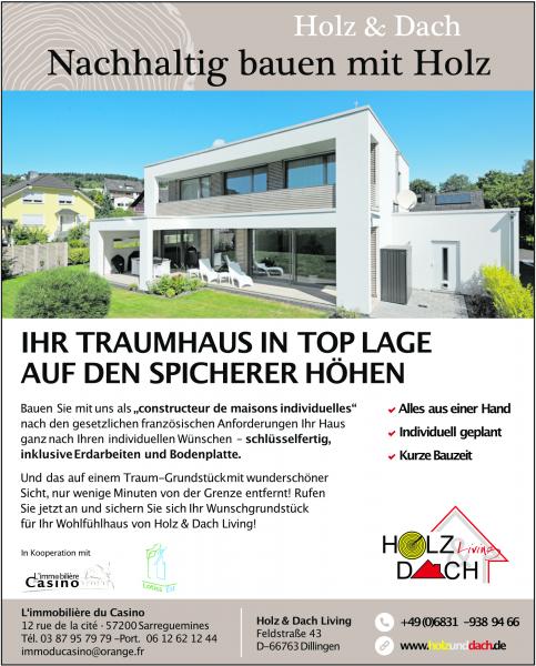 Traumhaus in TOP Lage Spicherer Höhe Frankreich Holz&Dach